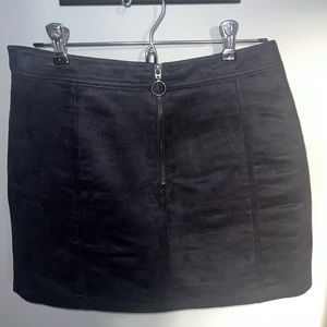 Old Navy black suede skirt, size 4